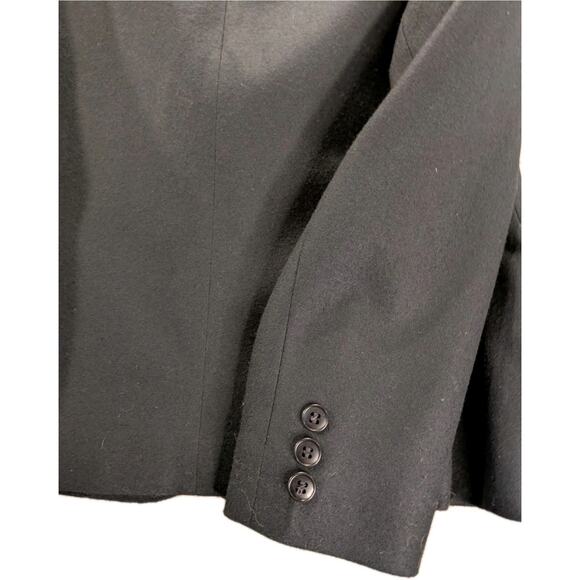 Vintage Pendleton Wool Blazer Women’s Size 12 Black USA Made 1980s Career Jacket - Picture 7 of 8